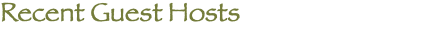 Recent Guest Hosts